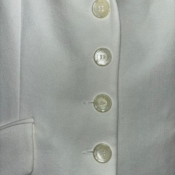 Vintage Vertigo Paris White Blazer | Made in France | Size Small - Picture 8 of 13